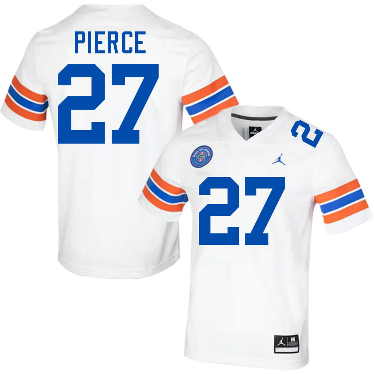 Dameon Pierce Florida Jersey,Florida Gators #27 Dameon Pierce Jersey Youth Uniforms-Throwback White Dameon Pierce Florida Jersey,Florida Gators #27 Dameon Pierce Jersey Youth Uniforms-Throwback White